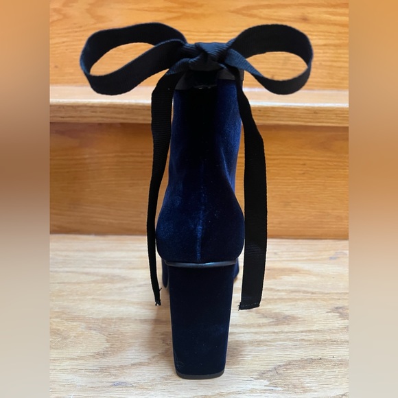 Zara suede ankle boots - Royal blue - Picture 4 of 6